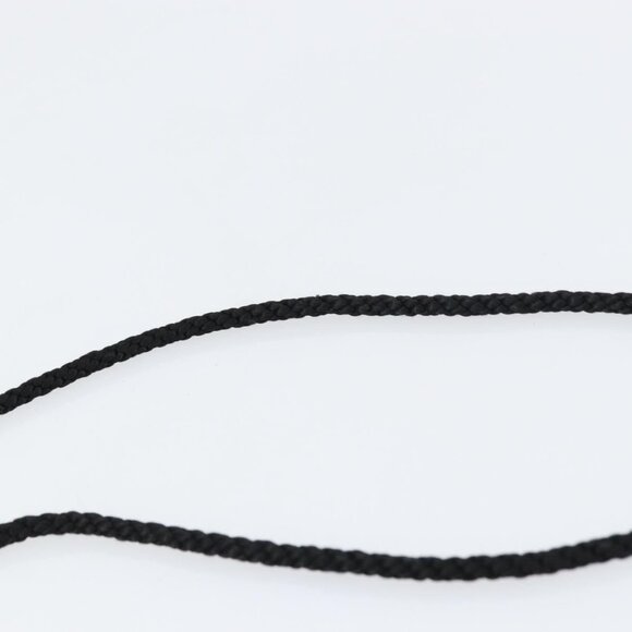 Authentic Christian Dior Shoulder Bag Nylon Black Gold - Picture 15 of 16